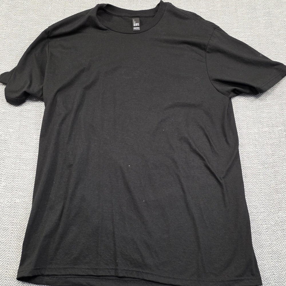 District Perfect‎ Tri Tee Mens Large Black Short Sleeve Crewneck T-Shirt DM130